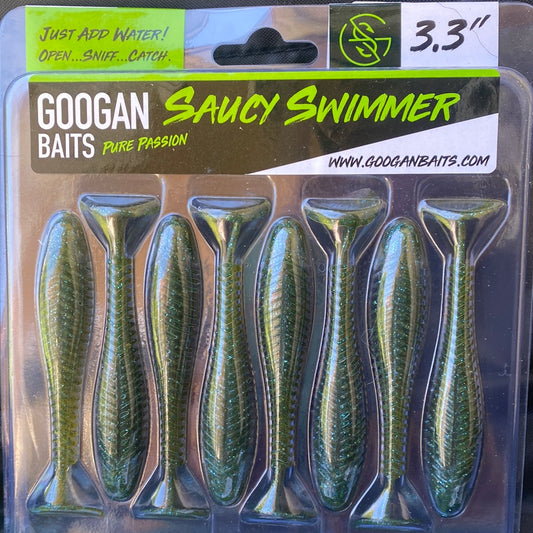 Googan baits - saucy swimmer 3.3" (Magic shad)