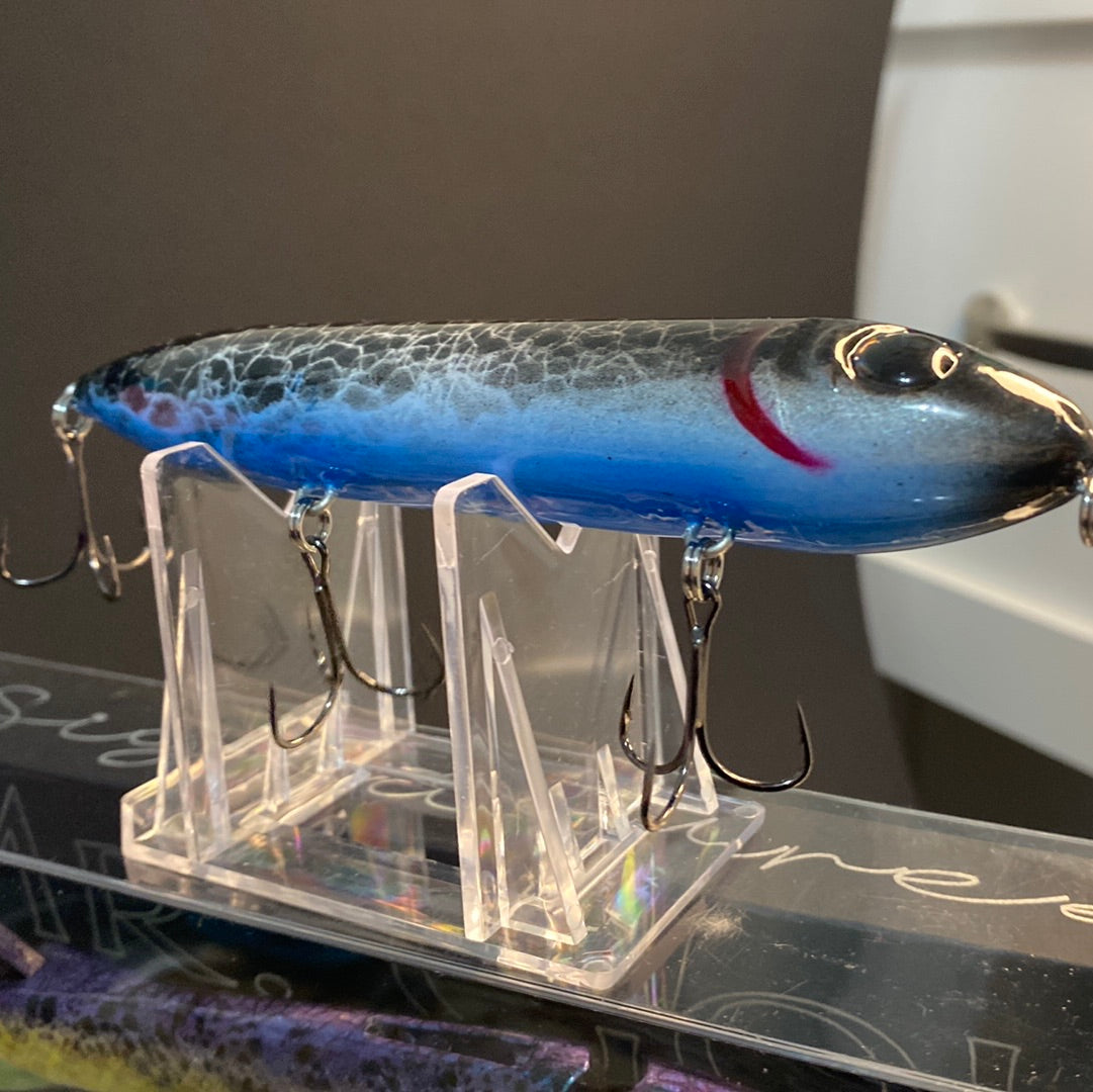 Black Marbling Blue Belly – KaoMadness Custom Lures
